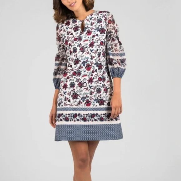 Taylor Fall Floral Mini Dress - Picture 2 of 11